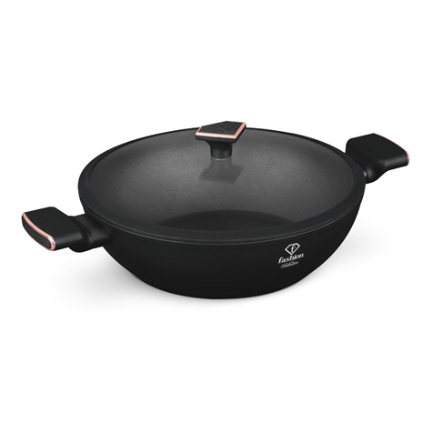 Berlinger Haus Fashion Rose Gold non-stick wok s poklopcem