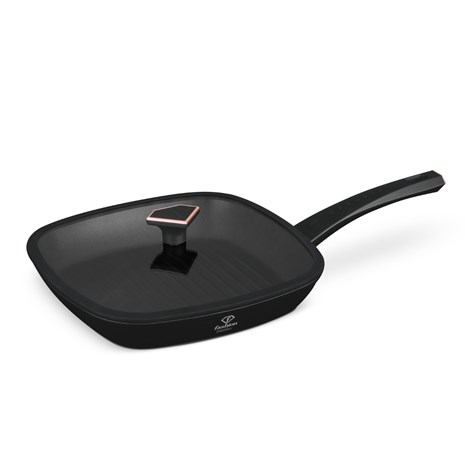 Berlinger Haus Fashion Rose Gold non-stick grill tava s poklopcem