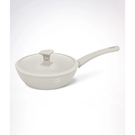 Berlinger Haus Fashion Matte Cream Gold non-stick duboka tava s poklopcem