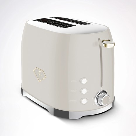 Berlinger Haus Fashion Matte Cream Gold Pop-Up toster