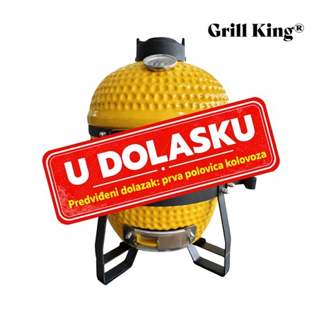 Grill King Kamado PRO JUNIOR 13" prijenosni keramički roštilj + bogata oprema, 33 cm