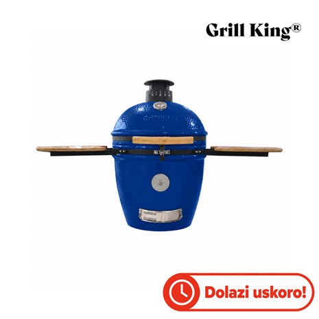 Grill King Kamado EGG PRO MIDI 22" Series III keramički roštilj s dimilicom + bogata oprema, 56 cm