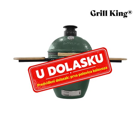 Grill King Kamado EGG PRO MIDI 22" Series III keramički roštilj s dimilicom + bogata oprema, 56 cm