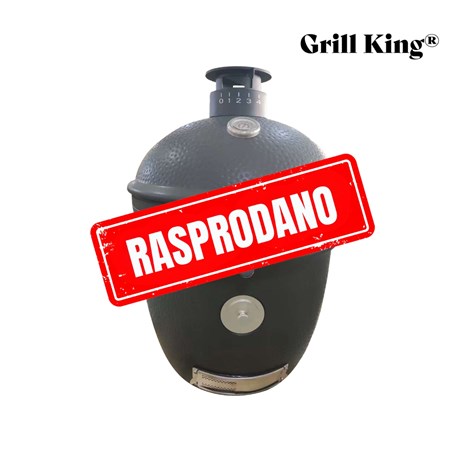 Grill King Kamado EGG PRO MIDI 22" Series III keramički roštilj s dimilicom + bogata oprema, 56 cm (RASPRODANO)