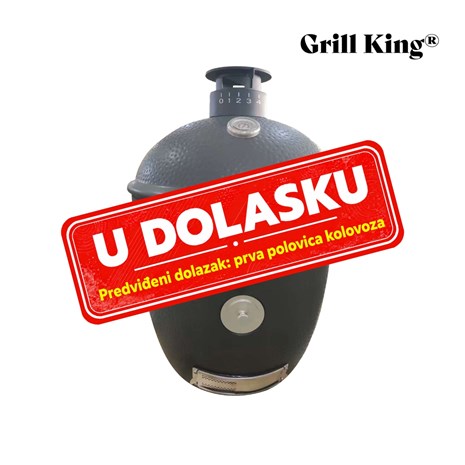 Grill King Kamado EGG PRO MIDI 22" Series III keramički roštilj s dimilicom + bogata oprema, 56 cm