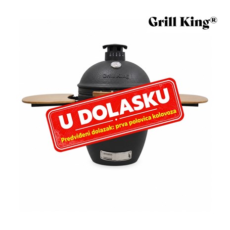 Grill King Kamado EGG PRO MIDI 22" Series III keramički roštilj s dimilicom + bogata oprema, 56 cm