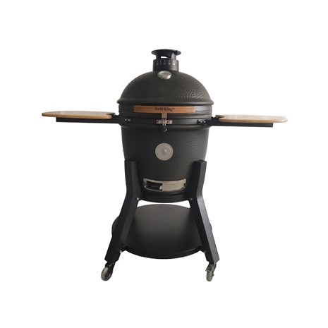 Grill King Kamado PRO MIDI 22" keramički roštilj s dimilicom + bogata oprema, 56 cm