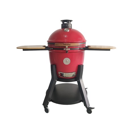 Grill King Kamado PRO MIDI 22" keramički roštilj s dimilicom + bogata oprema, 56 cm