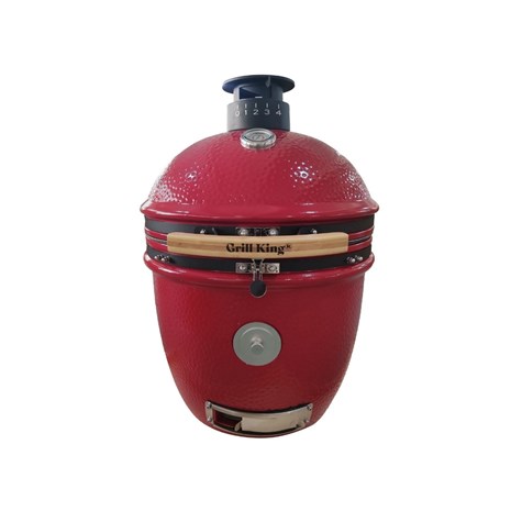 Grill King Kamado EGG 22" keramički roštilj s dimilicom + bogata oprema, 56 cm