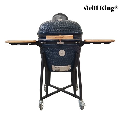 Grill King Kamado 24" keramički roštilj s dimilicom + bogata oprema, 61 cm