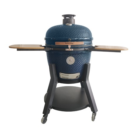 Grill King Kamado PRO MAX 24" keramički roštilj s dimilicom + bogata oprema, 61 cm