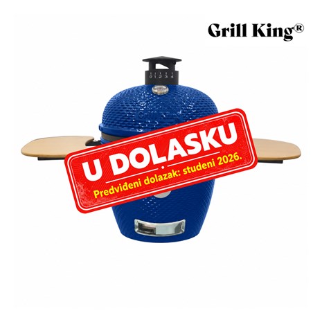 Grill King Kamado EGG PRO MAX 24" Series III keramički roštilj s dimilicom + bogata oprema, 61 cm