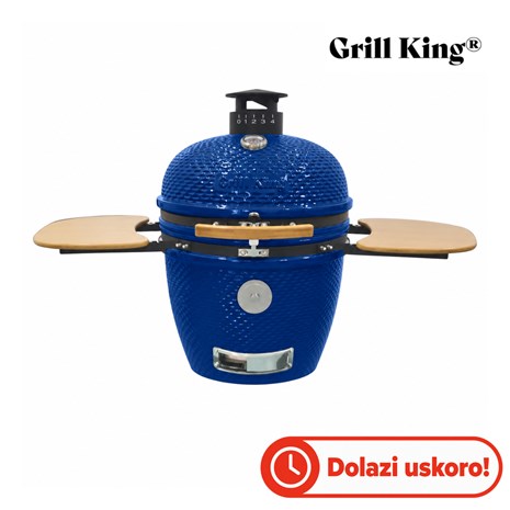 Grill King Kamado EGG PRO MAX 24" Series III keramički roštilj s dimilicom + bogata oprema, 61 cm