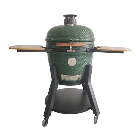 Grill King Kamado PRO MAX 24" keramički roštilj s dimilicom + bogata oprema, 61 cm