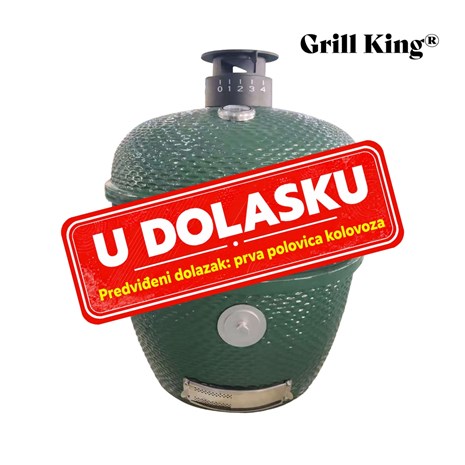 Grill King Kamado EGG PRO MAX 24" Series III keramički roštilj s dimilicom + bogata oprema, 61 cm