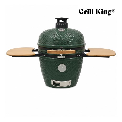 Grill King Kamado EGG PRO MAX 24" Series III keramički roštilj s dimilicom + bogata oprema, 61 cm