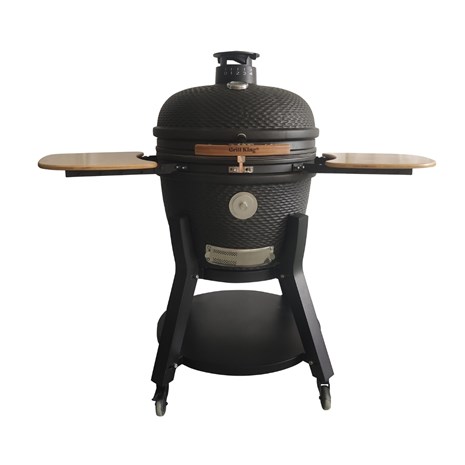 Grill King Kamado PRO MAX 24" keramički roštilj s dimilicom + bogata oprema, 61 cm