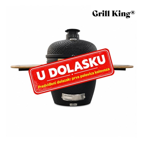 Grill King Kamado EGG PRO MAX 24" Series III keramički roštilj s dimilicom + bogata oprema, 61 cm