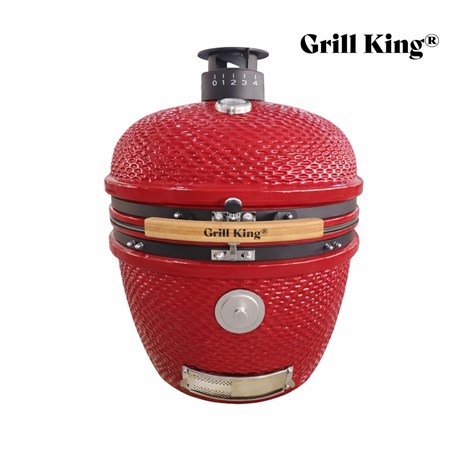 Grill King Kamado EGG PRO MAX 24" Series III keramički roštilj s dimilicom + bogata oprema, 61 cm