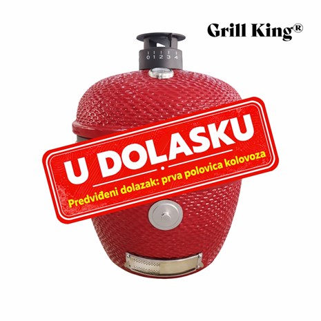 Grill King Kamado EGG PRO MAX 24" Series III keramički roštilj s dimilicom + bogata oprema, 61 cm