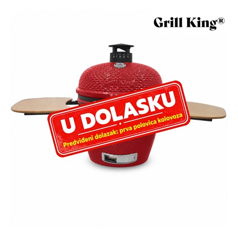 Grill King Kamado EGG PRO MAX 24" Series III keramički roštilj s dimilicom + bogata oprema, 61 cm