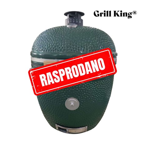 Grill King Kamado EGG PRO ULTRA 29" Series III keramički roštilj s dimilicom + bogata oprema, 74 cm (RASPRODANO)