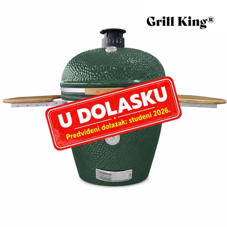 Grill King Kamado EGG PRO ULTRA 29" Series III keramički roštilj s dimilicom + bogata oprema, 74 cm