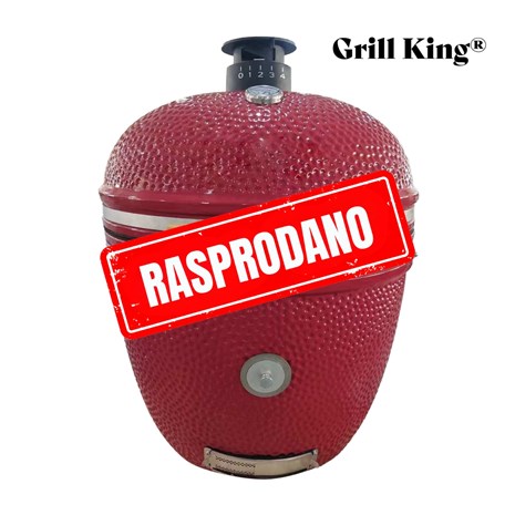 Grill King Kamado EGG PRO ULTRA 29" Series III keramički roštilj s dimilicom + bogata oprema, 74 cm (RASPRODANO)