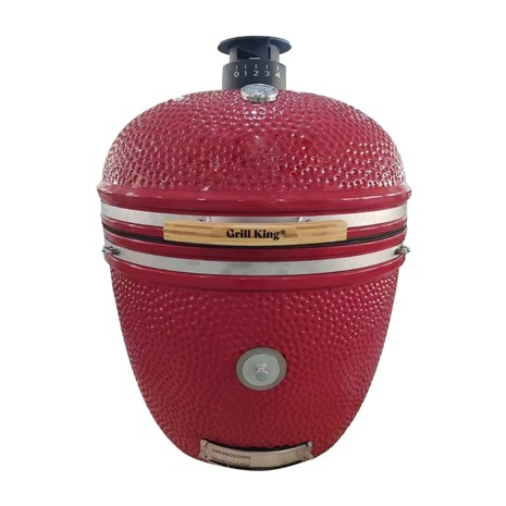 Grill King Kamado EGG 29" keramički roštilj s dimilicom + bogata oprema, 74 cm