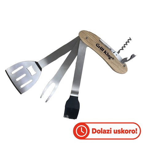 Grill King BBQ 5u1 kompaktni grill set
