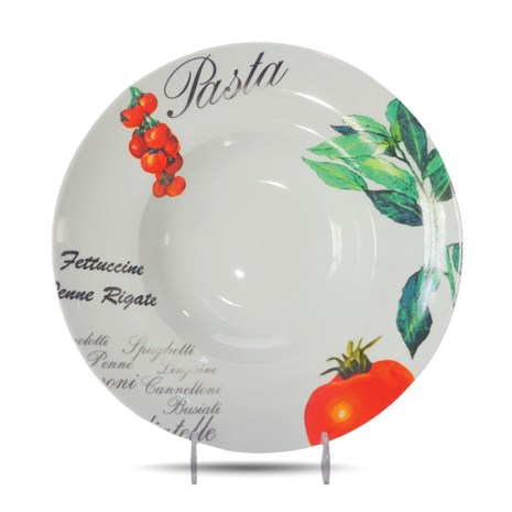 Grill King Table Tomato duboki tanjur za tjesteninu, 30,5 cm