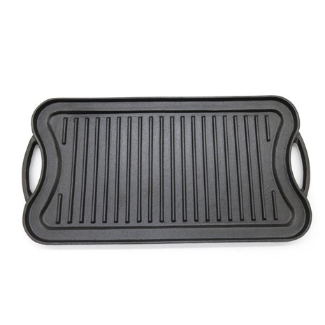 Grill King Cast Iron BBQ dvostrana grill plancha, 51x27 cm