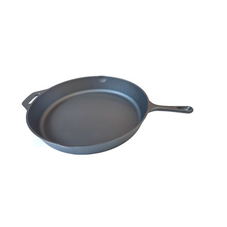 Grill King Cast Iron Outdoor duboka tava s lijevanom ručkom, 26 cm