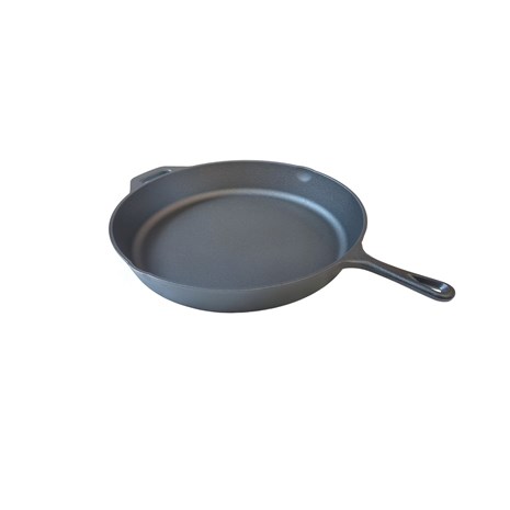 Grill King Cast Iron Outdoor duboka tava s lijevanom ručkom, 39,7 cm