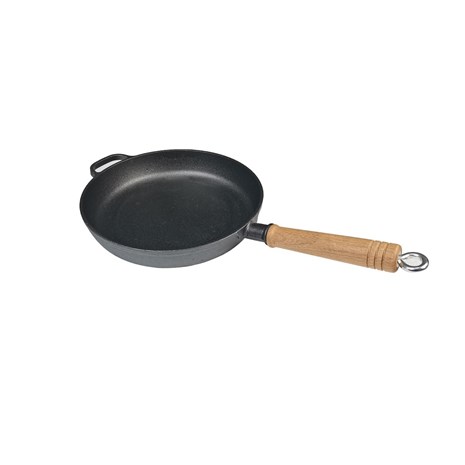 Grill King Cast Iron tava s drvenom ručkom, 23 cm