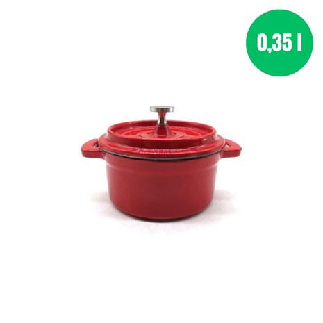 Grill King Cast Iron okrugli mini Dutch oven, 10 cm