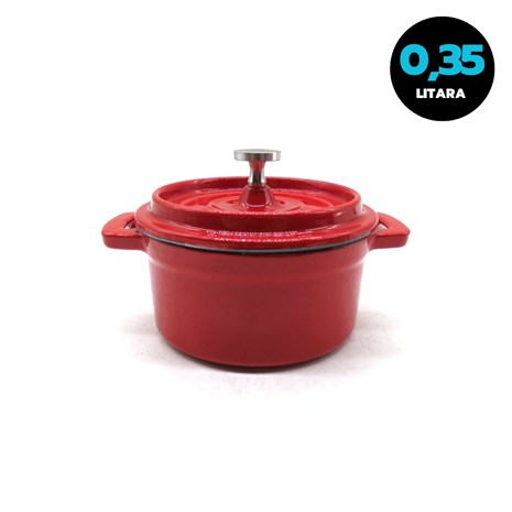 Grill King Cast Iron okrugli mini Dutch oven, 10 cm