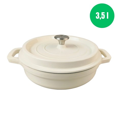 Grill King Cast Iron okrugli niski Dutch oven, 28 cm