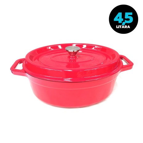 Grill King Cast Iron ovalni Dutch oven, 28 cm