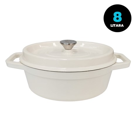 Grill King Cast Iron ovalni Dutch oven, 32 cm