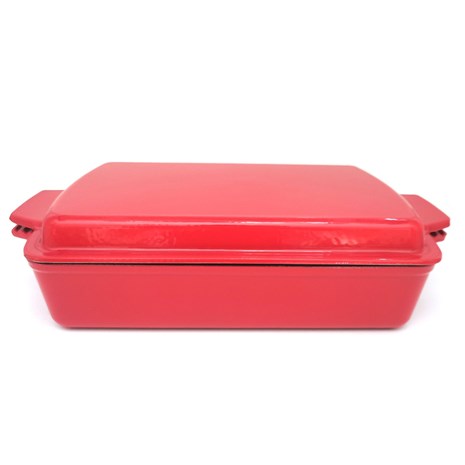 Grill King Cast Iron pekač s poklopcem i integriranim ručkama, 38 cm