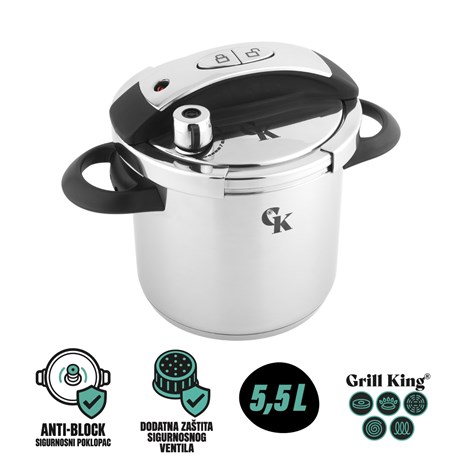 Grill King Pressure Chef PRO express lonac, 5,5 l