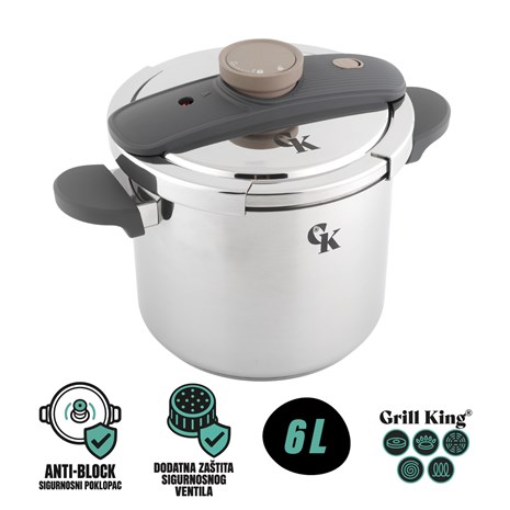 Grill King Pressure Elite PRO XL express lonac, 6 l