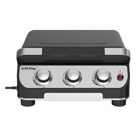 Grill King BBQ plinska plancha s 3 plamenika + plinski regulator s crijevom