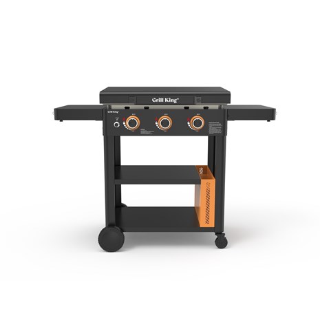 Grill King Special plinska plancha 22? s poklopcem i udubljenjem za kotlovinu, 3 plamenika