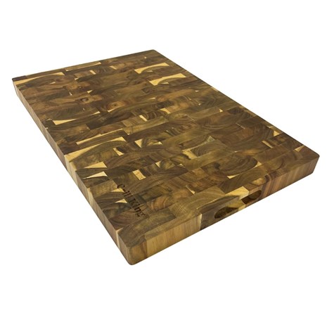 Grill King Kitchen End-grain četvrtasta masivna kuhinjska daska s dva lica, 60x40 cm