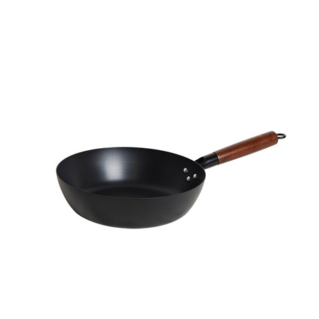 Grill King Asia nitrirani wok s ravnim dnom, 28 cm