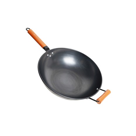 Grill King Asia nitrirani wok s dvije ručke i ravnim dnom, 36 cm