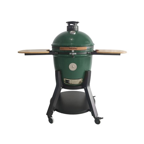 Grill King Kamado PRO MIDI 22" Series II keramički roštilj s dimilicom + stalak + bogata oprema, 56 cm