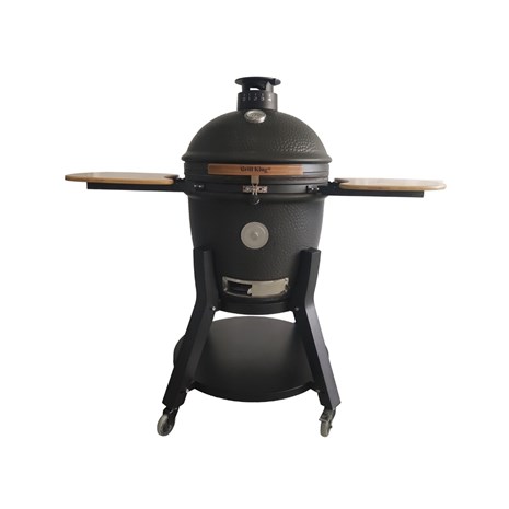 Grill King Kamado PRO MIDI 22" Series II keramički roštilj s dimilicom + stalak + bogata oprema, 56 cm